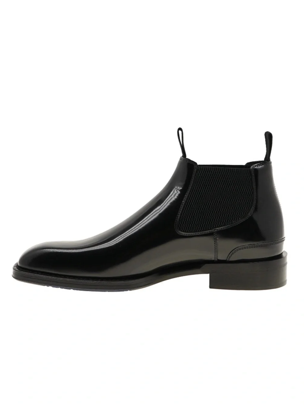 Burberry Bloomsbury Chelsea Boots Black Leather Size 43 New